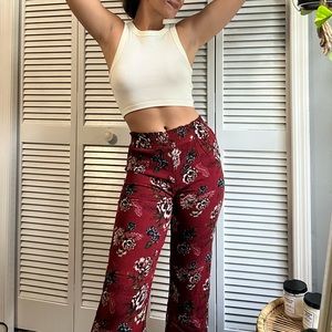 Patterned beach loose summer pant